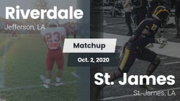 Matchup: Riverdale High vs. St. James  2020