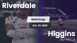 Matchup: Riverdale High vs. Higgins  2020