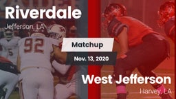 Matchup: Riverdale High vs. West Jefferson  2020