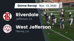 Recap: Riverdale  vs. West Jefferson  2020