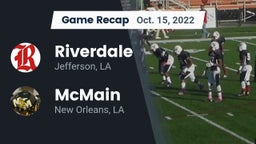 Recap: Riverdale  vs. McMain  2022