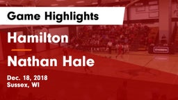 Hamilton  vs Nathan Hale Game Highlights - Dec. 18, 2018