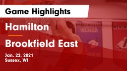 Hamilton  vs Brookfield East  Game Highlights - Jan. 22, 2021