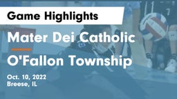 Mater Dei Catholic  vs O'Fallon Township  Game Highlights - Oct. 10, 2022