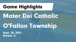 Mater Dei Catholic  vs O'Fallon Township  Game Highlights - Sept. 30, 2023