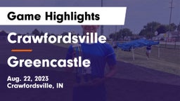 Crawfordsville  vs Greencastle  Game Highlights - Aug. 22, 2023