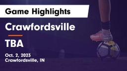 Crawfordsville  vs TBA Game Highlights - Oct. 2, 2023