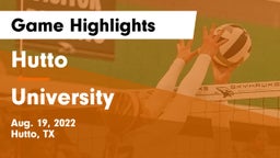 Hutto  vs University  Game Highlights - Aug. 19, 2022