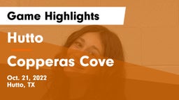 Hutto  vs Copperas Cove  Game Highlights - Oct. 21, 2022