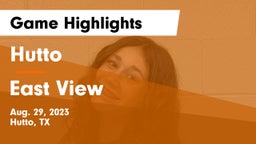 Hutto  vs East View  Game Highlights - Aug. 29, 2023