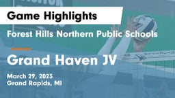 Forest Hills Northern Public Schools vs Grand Haven JV Game Highlights - March 29, 2023