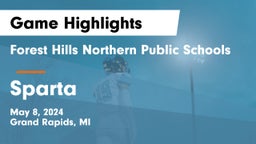 Forest Hills Northern Public Schools vs Sparta  Game Highlights - May 8, 2024