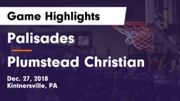 Palisades  vs Plumstead Christian  Game Highlights - Dec. 27, 2018