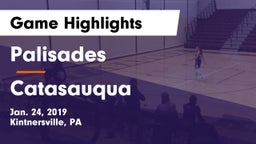 Palisades  vs Catasauqua  Game Highlights - Jan. 24, 2019