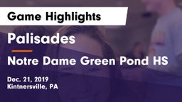 Palisades  vs Notre Dame Green Pond HS Game Highlights - Dec. 21, 2019