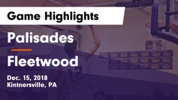 Palisades  vs Fleetwood Game Highlights - Dec. 15, 2018