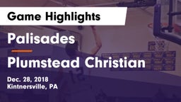 Palisades  vs Plumstead Christian  Game Highlights - Dec. 28, 2018