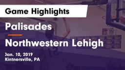 Palisades  vs Northwestern Lehigh  Game Highlights - Jan. 10, 2019