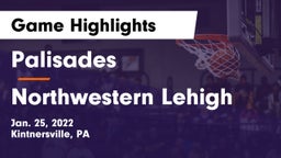 Palisades  vs Northwestern Lehigh  Game Highlights - Jan. 25, 2022