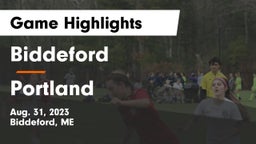 Biddeford  vs Portland  Game Highlights - Aug. 31, 2023