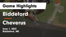 Biddeford  vs Cheverus  Game Highlights - June 1, 2023
