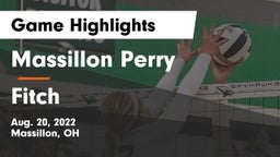Massillon Perry  vs Fitch  Game Highlights - Aug. 20, 2022