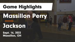 Massillon Perry  vs Jackson  Game Highlights - Sept. 16, 2022