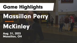 Massillon Perry  vs McKinley  Game Highlights - Aug. 31, 2023