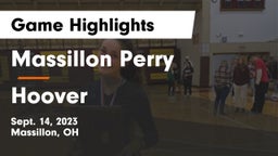 Massillon Perry  vs Hoover  Game Highlights - Sept. 14, 2023