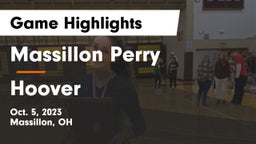 Massillon Perry  vs Hoover  Game Highlights - Oct. 5, 2023