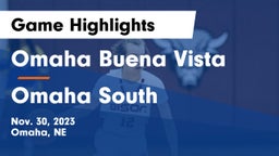 Omaha Buena Vista  vs Omaha South  Game Highlights - Nov. 30, 2023