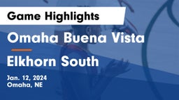 Omaha Buena Vista  vs Elkhorn South  Game Highlights - Jan. 12, 2024