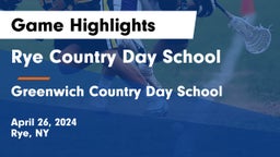 Rye Country Day School vs Greenwich Country Day School Game Highlights - April 26, 2024