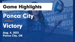 Ponca City  vs Victory Game Highlights - Aug. 4, 2023