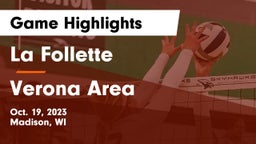 La Follette  vs Verona Area  Game Highlights - Oct. 19, 2023