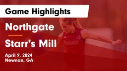 Northgate  vs Starr's Mill  Game Highlights - April 9, 2024