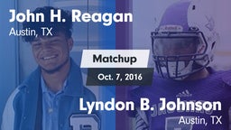 Matchup: John H. Reagan vs. Lyndon B. Johnson  2016