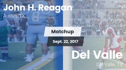 Matchup: John H. Reagan vs. Del Valle  2017