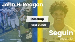 Matchup: John H. Reagan vs. Seguin  2018