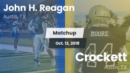 Matchup: John H. Reagan vs. Crockett  2018