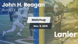 Matchup: John H. Reagan vs. Lanier  2018