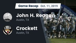 Recap: John H. Reagan  vs. Crockett  2019