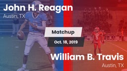 Matchup: John H. Reagan vs. William B. Travis  2019