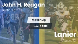 Matchup: John H. Reagan vs. Lanier  2019