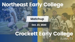 Matchup: John H. Reagan vs. Crockett Early College  2020