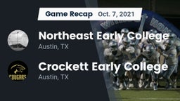 Recap: Northeast Early College  vs. Crockett Early College  2021