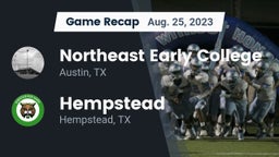 Recap: Northeast Early College  vs. Hempstead  2023