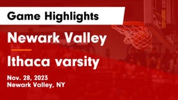 Newark Valley  vs Ithaca varsity Game Highlights - Nov. 28, 2023