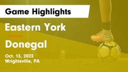 Eastern York  vs Donegal  Game Highlights - Oct. 13, 2023