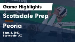 Scottsdale Prep  vs Peoria  Game Highlights - Sept. 2, 2022